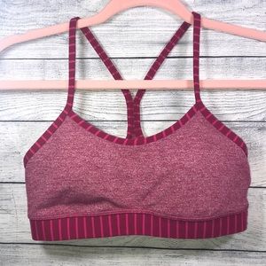 Pink Lululemon Sports Bra Size 4